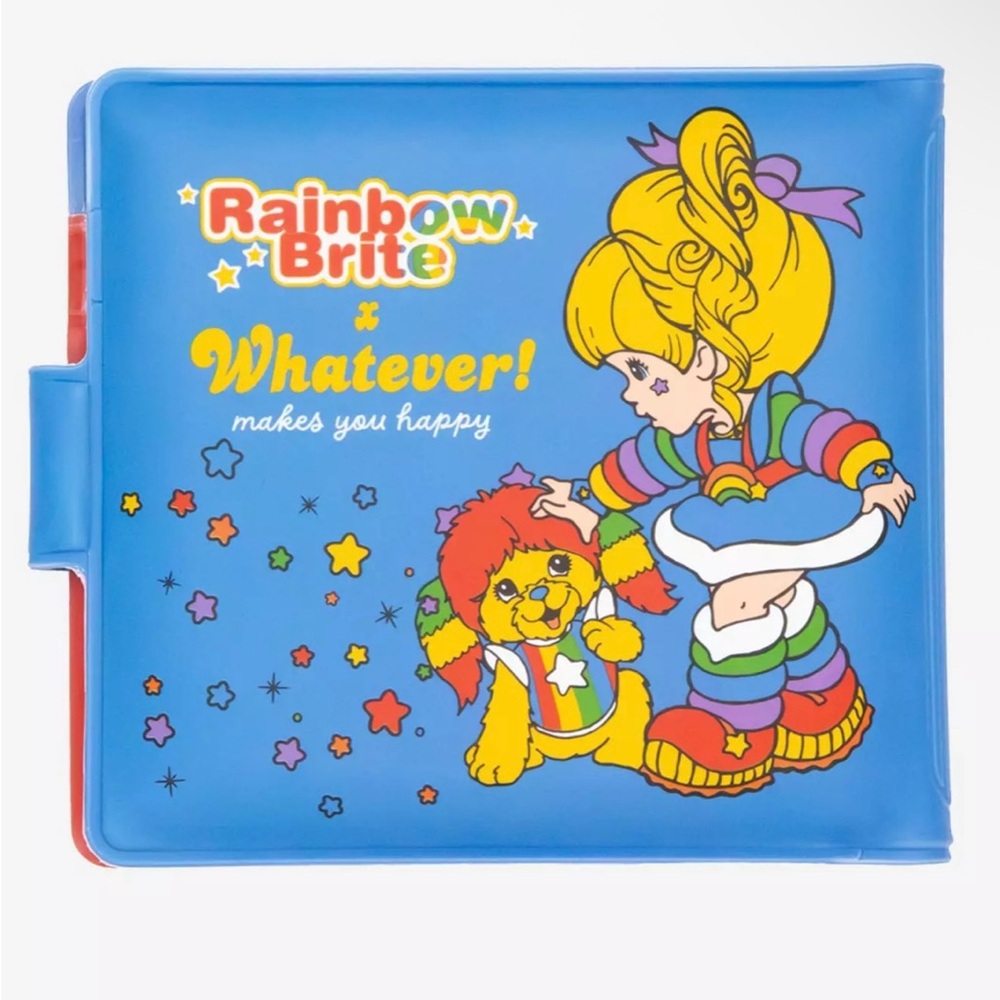 Whatever makes you happy rainbow brite vinyl snap wallet NWT - Picture 2 of 3